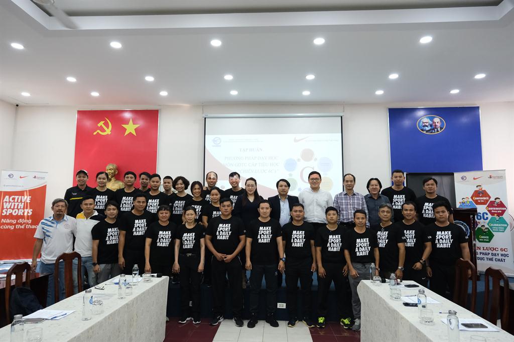 Tập huấn “Phương pháp dạy học môn GDTC cấp tiểu học theo chiến lược 6C’s” tại Đà Nẵng, TP Hồ Chí Minh và Cần Thơ